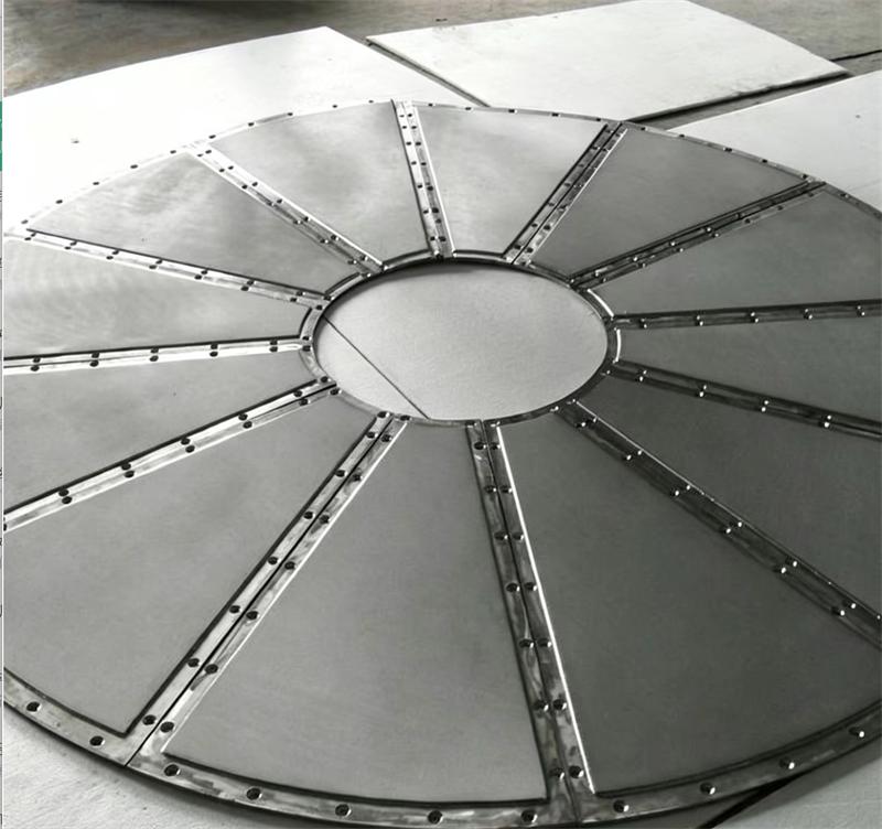 Pharmaceutical machinery sintering mesh filter disc