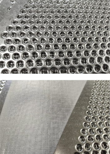 Punching plate composite sintered mesh